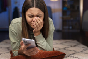 tela do iphone piscando