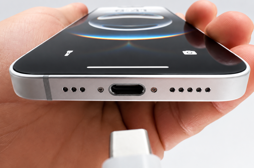 Porta de Carregamento do iPhone com Defeito